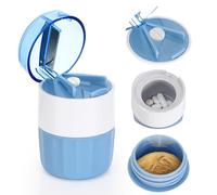 Tagliacapsule per Compresse 3 in 1 Taglia-Pillole Trita-Pillole, Affetta-Compresse, Trita-Compresse e Trita-Pillole per Piccole Pillole per Anziani, Bambini Animali Portatile e Facile da Usare