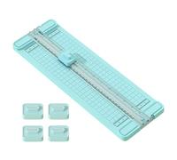 Tagliacarta, taglio carta di precisione, strumento portatile 4 in 1, di precisione, antiscivolo, bidirezionale, per decoupage, classe ufficio, creazione di carte, scuola domestica
