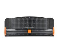 Tagliacarte A2, A3, A4, A5, taglierina scorrevole per scrapbooking, taglierina per carta, strumento per scrapbooking con protezione di sicurezza automatica per fotografie di carta per cartoncino nero