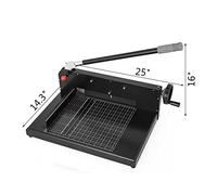 Tagliacarte manuale da 12/17 pollici Tagliacarte a ghigliottina Trituratore for impieghi gravosi da 300-500 fogli for accessori for ufficio scolastico in fabbrica Per uso fai da te(12 Inch 300 Sheets)