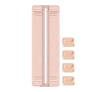 Tagliacarte - Taglio carta per libero creativo | Strumento portatile 4 in 1 di precisione antiscivolo bidirezionale per decoupage classe ufficio creazione carte scuola casa