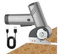 Tagliacartone - 2000mAh Ricaricabile con Lama Dotata di Luce LED - 4V Cutter Elettrico per Cartone,Per Carta, Tessuto, Artigianato, Tappeto, Garage, Ufficio, Lavoro, Cucito e Costruzione