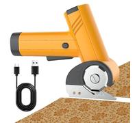 Tagliacartone | Batteria da 2000mAh Ricaricabile con Luce LED Integrata | Tagliatore Elettrico 4V | Per Carta, Tessuto, Artigianato, Tappeto, Garage, Ufficio, Lavoro, Cucito e Costruzione