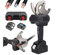 Tagliacavi a batteria, forbici idrauliche, cricchetto elettrico, utensile da taglio alimentato a batteria da 4,0 Ah for cavi in rame Al corazzato da 50 mm/65 mm/75 mm(65)