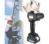 Tagliacavi A Batteria,tagliacavi Idraulico,tagliacavi A Cricchetto Elettrico,utensile da Taglio per Cavi Alimentato A Batteria,utensile da Taglio A Filo per Cavi Cu/al Corazzati E Corazza, 75m