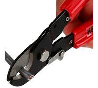 Tagliacavi a Cricchetto, HS-206 Tagliacavi in Alluminio e Rame Tagliafili Fino a 35 mm² per il Taglio di Cavi Elettrici Come Strumento Manuale per Tagliare Fili a Cricchetto