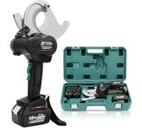 Tagliacavi a cricchetto ricaricabile - Elettrico for cavi da 50 mm/65 mm for alluminio e rame, 2 velocità for il taglio di cavi corazzati(65mm)