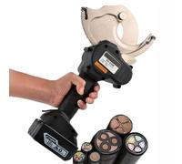 Tagliacavi elettrico a cricchetto, a batteria, per cavi in alluminio e rame, taglio rapido per cavi corazzati da 50/65/75 mm
