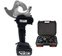 Tagliacavi elettrico idraulico - Forbici tagliafili a taglio rapido, batteria 2 x 4000 mAh, velocità a 2 marce, taglia fino a 50 mm