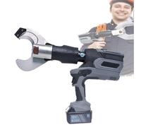 Tagliacavi elettrico, senza fili, batteria ricaricabile, adatto per cavi in rame e alluminio fino a 3 x 95/4 x 240, portatile per il taglio di cavi di alimentazione e trasporto, 165 cm