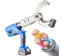 Tagliacavi idraulici, Taglierina elettrica a cricchetto, Strumento alimentato a batteria per taglio di cavi in alluminio e rame/alluminio corazzato, 250kn