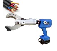 Tagliacavi Idraulico A Batteria Pinza idraulica professionale a cricchetto per tagliare cavi, elevata potenza di uscita di 80 kN per uso industriale, taglia in modo efficiente cavi Cu/Al e c