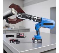 Tagliacavi idraulico cordless 120mm per cavi in rame e alluminio, forza di taglio 160KN con 2 batterie Li-ion 18V 4.0Ah e custodia, set professionale per elettricisti industriali per tagli pe EZ-105C
