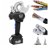 Tagliacavi idraulico, cricchetto ricaricabile, elettrico da 50 mm/65 mm, forbici con ingranaggi in alluminio e rame(50mm)