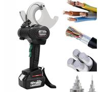 Tagliacavi idraulico, cricchetto ricaricabile, elettrico da 50 mm/65 mm, forbici con ingranaggi in alluminio e rame(65mm)
