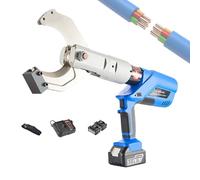 Tagliacavi idraulico elettrico, 60/120/160/250 KN con display LED, include batteria da 18 V, ideale per cavi Cu/Al e corazzati