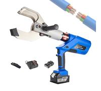 Tagliacavi idraulico elettrico, 60/120/160/250 KN con display LED, include batteria da 18 V, ideale per cavi Cu/Al e corazzati