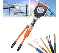 Tagliacavi manuale idraulico spellafili per cavi metallici da 50 mm, 75 mm, 85 mm, 95 mm, ideale per tagliare fili di rame, alluminio, acciaio e cavi, strumento resistente