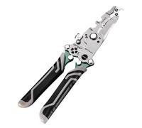 Tagliacavi, pieghevole, 18 in 1, pinza per spelafili multifunzione, per cavi elettrici, presse e strippaggio