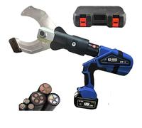 Tagliacavi senza fili, tagliacavi elettrico a cricchetto da 150 kN-250 kN con display a LED, batteria 2×4,0 Ah, utensile per il taglio di cavi alimentato a 18 V