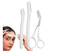 Tagliaciglia - Manuale di Precisione in Acciaio Inossidabile | Strumento Rasatura Viso Rifinitore Sopracciglia | Per Uomo Donna Rasatura Cura Barba Viaggio Casa