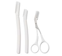 Tagliaciglia per Donne | Manuale di Precisione in Acciaio Inossidabile,Kit Depilatore Viso Per Uomo E Donna,Per Uomini E Donne Cura Barba Rasatura Uso Quotidiano E Viaggio