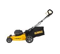 DeWalt dcmw564p2-qw tosaerba 18 V Senza fili - capacità di taglio: 48 cm - range XR - Tecnologia Brushless - 2 batterie litio Ion 18 V 5.0 Ah incluse, 18 V, giallo