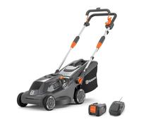 Tagliaerba a batteria Husqvarna Aspire LC34-P4A con batteria 4 ah POWER FOR ALL e caricatore inclusi, maneggevole, compatta e potente