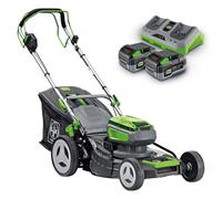 Tagliaerba a batteria LUX-TOOLS A-RM-2x20/46 da 20 V 4 ah L taglio 46 cm