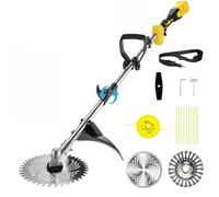 Tagliaerba a batteria Makita 18 V (max 21 V), decespugliatore a batteria con spazzola per erbacce, batteria decespugliatore, motore brushless, per trimmer giardino (senza batteria e caricatore)