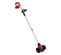 Tagliaerba a batteria, pieghevole, con ruote, decespugliatore elettrico da 21 V con 2 batterie, motore senza spazzole da 800 W, 18000 giri/min, tagliaerba elettrico per erbacce, cespugliatori
