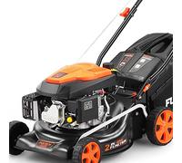 Tagliaerba a benzina a spinta FUXTEC FX-RM4346ECO tosaerba a motore a scoppio 146cc larghezza di taglio 42cm - Easy Clean - sacco raccoglierba 40L