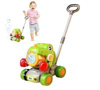Tagliaerba Bolle di Sapone | Macchina Automatica Bolle Soap Bubbles,Gioco Divertente con Dinosauri per Età 3+ Bambini Scuola Casa Viaggio