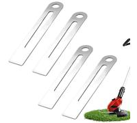 Tagliaerba coltello, doppie lame in metallo con protezione sottoscocca con disco di taglio e viti per tagliaerba Einhell batteria tagliaerba di ricambio, tagliaerba accessori (B)