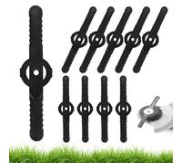 Tagliaerba di ricambio, 60 pezzi, lama di ricambio per tagliaerba da 5 mm, compatibile con diversi tagliaerba a batteria, tagliaerba di ricambio per terrazze da giardino (nero)