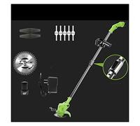 Tagliaerba Elettrico a Batteria 12V / 24V con 2xBatteria 800W Tosaerba Elettrico al Litio Erbacce Potenza Weeder Strumenti for potatura da Giardino(12v Green Type A)