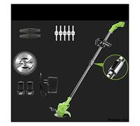 Tagliaerba Elettrico a Batteria 12V / 24V con 2xBatteria 800W Tosaerba Elettrico al Litio Erbacce Potenza Weeder Strumenti for potatura da Giardino(12v Green Type B)