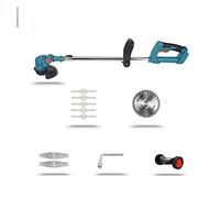 Tagliaerba elettrico da 1800 W Tosaerba a batteria Tagliasiepi Potatura elettrica da giardino portatile regolabile per giardino, prato(Without Battery Set)