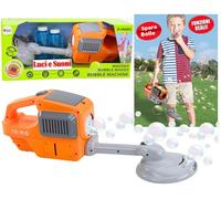 tagliaerba giocattolo decespugliatore per bambini con macchina spara bolle di sapone gioco giardinaggio con SUONI e LUCI gioco bambini