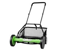 Tagliaerba Manuale da 20 pollici a 9 marce, tagliaerba a mandrino regolabile con sacco di raccolta, mano-spinta, altezza di taglio regolabile a basso rumore