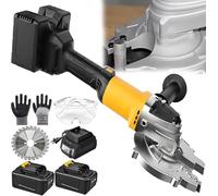 Tagliaferri a batteria con due batterie e lama diamantata per il taglio di metalli pesanti, versatile per il taglio dei metalli