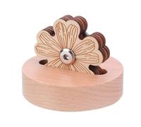 Tagliafilo a margherita, salva lama rotante per cucito e artigianato, strumento per tagliare il filo da tavolo, in legno, per sarte, trapuntatrici e magliaie, 7 x 7 x 3 cm