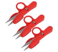 Tagliafilo da 3 pezzi per cucire, forbici da cucito a clip rapida da 4,7 pollici in acciaio inossidabile per quilting, lavoro a maglia, fai da te, creazione di gioielli