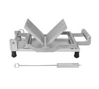 Tagliaformaggio manuale in acciaio inox, affettatrice portatile per pane e panini con base antiscivolo, linee di misurazione precise per l’uso in domestica, taglia formaggio (20 mm)