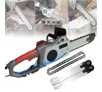 Tagliamuri In Cemento,Motosega Elettrica Per Cemento Con Motore, Potente Motosega Con Due Catene/Barra Guida, Per Cemento Armato/Muro In Mattoni Rossi/Muro In Cemento(350)