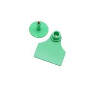 Tagliande auricolari numerate per bestiame Etichetta auricolare senza parole for animali for bovini, cavalli, maiali, plastica, Copr, 40x50 mm, multicolore, 10 pezzi.