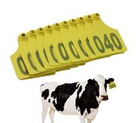 Tagliande auricolari numerate per bestiame Marchi auricolari numerati in TPU 001-1000 multicolore for l'identificazione del bestiame