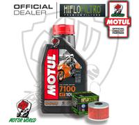 TAGLIANDO 1 LITRO OLIO MOTUL 7100 10W40 FILTRO HIFLO Polaris 500 Predator 2004