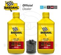 TAGLIANDO 2Lt OLIO XTC C60 5w40 + FILTRO PIAGGIO ZIP 125 2000-2006