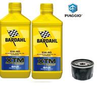 TAGLIANDO 2Lt OLIO XTM SYNT 5w40 + FILTRO PIAGGIO X9 EVOLUTION 500 2003-2010